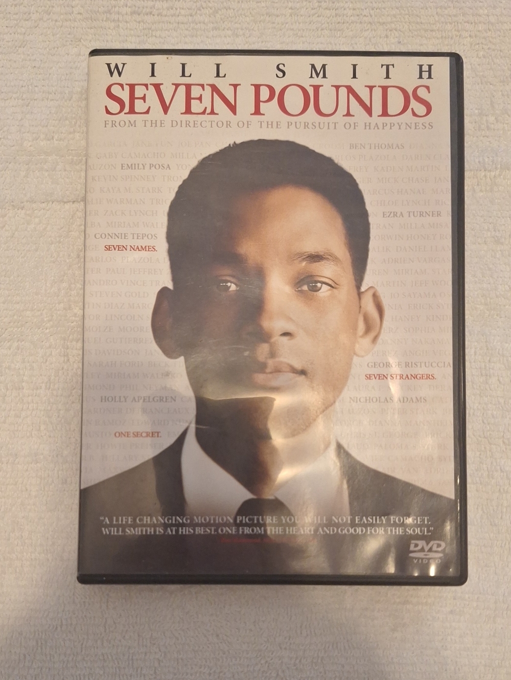 Seven Pounds (Will Smith) DVD - White Cover